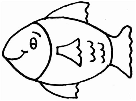 simple fish coloring pages getcoloringpagescom