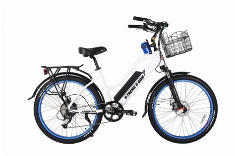 treme catalina  volt electric step  beach cruiser bicycle buy   electric