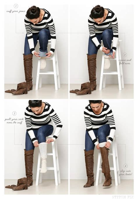 tuck flare  bootcut jeans  boots stitch fix style