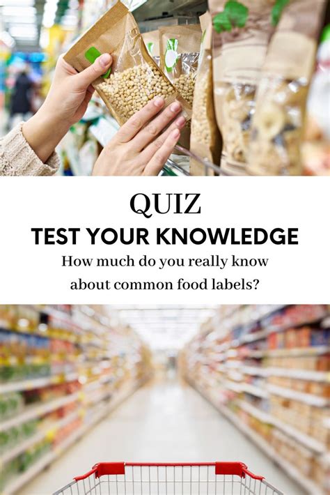 quiz        common food labels food labels food quiz food