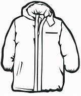 Coat Winter Jacket Coloring Clothes Pages Clipart Kids Thick Clip Clothing Print Yellow Drawing Cliparts Draw Line Silhouette Clipartmag Cloth sketch template