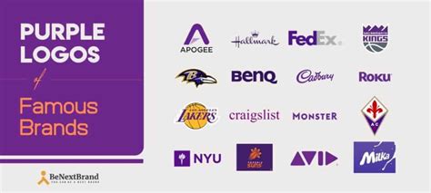 famous purple logos  popular brands benextbrandcom