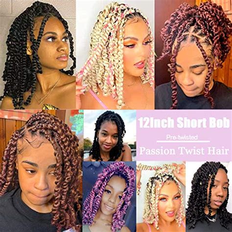 Leeven 22 Inch 6 Packs Pre Twisted Passion Twst Crochet Hair Pre Looped
