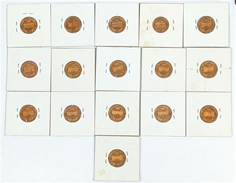 lincoln head pennies lot   mixed date proof picture