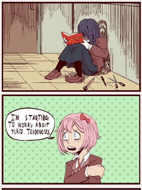 ddlc comic tendencies literature club literature yandere