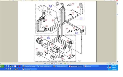 qa mercruiser  starter wiring diagram engine schematic