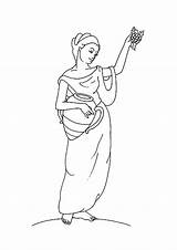 Hestia Persephone Hellokids Greek Colorir Deusa Roman Grega Visitar Desenhos Farben Drucken Mythologie sketch template
