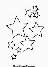 Coloring Stern Sterne Malvorlagen Sternenhimmel Schablonen Malvorlage Detaillierte Druckvorlagen Ausmalbild Ausdrucken sketch template