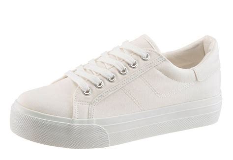 tamaris plateausneaker aus canvas  kaufen otto