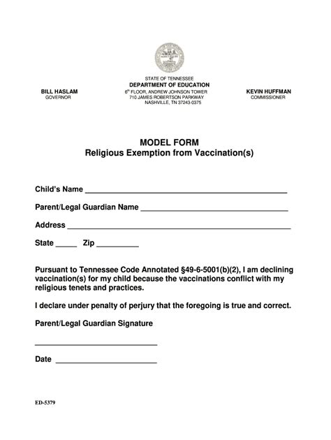 religious exemption florida dh  form printable