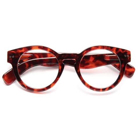Cara Delevingne Style Thick Frame Round Celebrity Clear