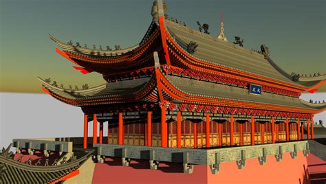 artstation ancient chinese palace resources