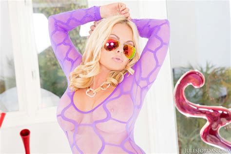jesse jane in sexy purple lingerie and stockings poses for camera my pornstar book