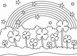 Arco Clover Ciel Patricks Desenho Gratuitement íris Clovers Raskrasil Scribblefun Kitty sketch template
