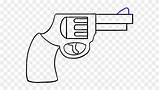 Revolver Draw Cartoon Gun Drawing Easy Clipart Pinclipart sketch template