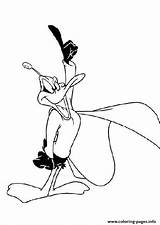 Coloring Duck Daffy Pages Looney Tunes Cartoon Dinokids Printable Cartoons Print Close sketch template