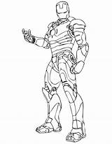 Coloring Iron Man Pages Kids Boys Loves Great sketch template