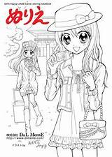 Coloring Nurie Pages Kawaii Vintage Books Anime Colouring Girl Book Sheets Adult Unicorn Manga Party Happy Visit Life Girls Chibi sketch template