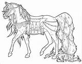 Horse Coloring Pages Horses Carousel Printable Adults Dressage Rearing Detailed Adult Decorated Realistic Print Theme Sea Sheets Colouring Color Flying sketch template