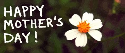 clipart happy mothers day banner  flower