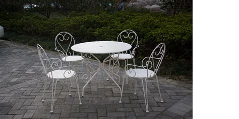 salon de jardin metal blanc agencement de jardin aux meilleurs prix