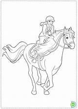 Coloring Pony Tale Barbie Sisters Dinokids Her Coloriage Pages Depuis Close Print Enregistrée sketch template