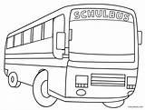 Schulbus Ausmalbilder Malvorlage Kostenlose Druckbare sketch template