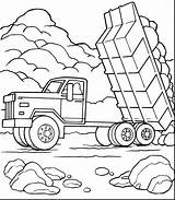 Construction Truck Drawing Pages Coloring Paintingvalley sketch template