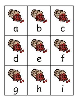 apple alphabet flashcards   desert blossom learning tpt
