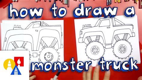 draw  monster truck youtube