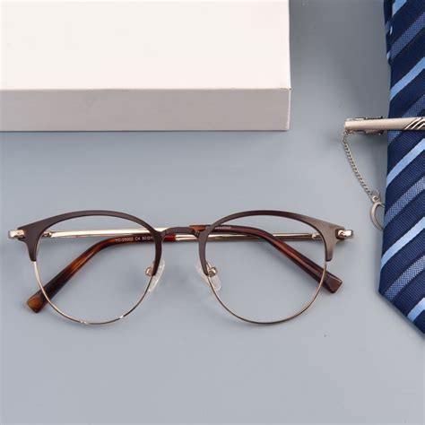 norfolk round blue silver eyeglasses