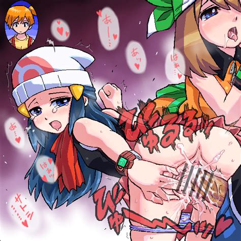 hikari haruka kasumi and satoshi pokemon and 3 more