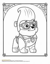 Paw Patrol Coloring Pages Dog Halloween Kids sketch template