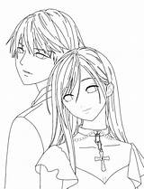 Vampire Knight Coloring Pages Anime Rosario Tsukune Moka Adults Color Printable Deviantart Getcolorings Print Popular sketch template