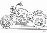 Colorare Motorcycle Harley Ausmalbilder Ausmalen Bike Moottoripyörä Motocross Adult sketch template
