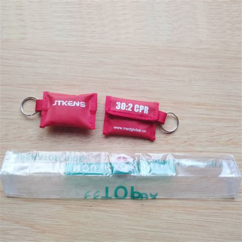 15 Pcs New 30 2 Cpr Face Shield With Keychain One Way Valve For First
