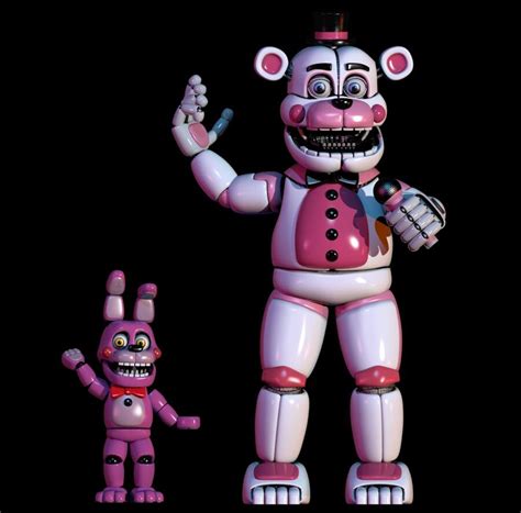 Prototype Funtime Freddy And Bonnet Fnaf Five Nights