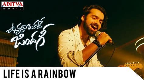 life is a rainbow full video song hd 1080p vunnadhi okate zindagi telugu movie voz video songs