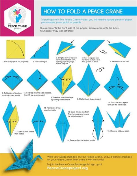 simple origami peace crane cuatesdelmax