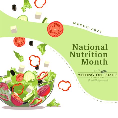 national nutrition month wellington estates  assisted living community
