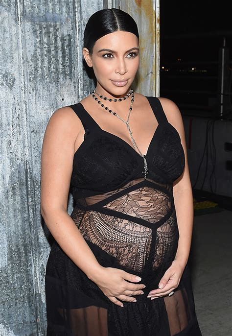Kim Kardashian Wears Diaper Read Her ‘gross’ Pregnancy