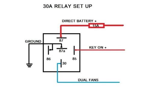 cooling fan relay wiring diagram wiring diagram wall