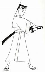 Samurai Jack Drawing Simple Cartoon Stick Money Getdrawings Aku Diary sketch template