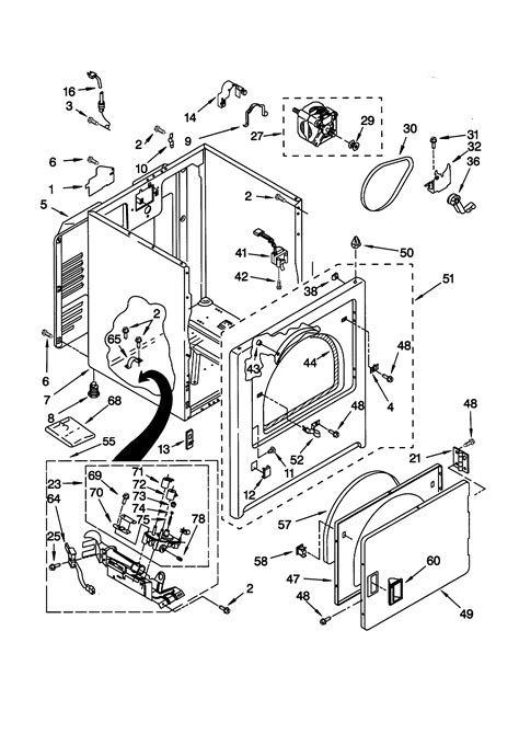 kenmore  dryer schematic