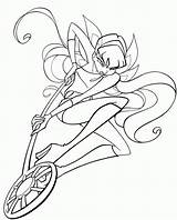 Winx Stella Coloring Pages Print sketch template