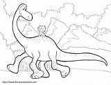 Dinosaur Long Neck Coloring Pages Printable Plateosaurus Getcolorings Dinosau Color sketch template