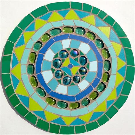 mosaic mandala mandalaart mosaics mandalaart mosaic mandala