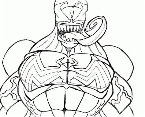 coloring pages venom coloring home