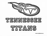 Tennessee Titans Coloring Football Pages Template sketch template