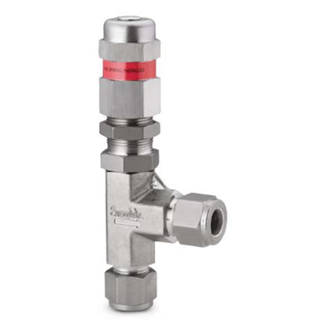 stainless steel high pressure proportional relief valve   swagelok tube fitting